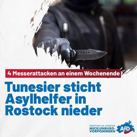 Messergewalt in Rostock: Ergebnis einer perspektivlosen Migrationspolitik